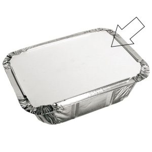 Aluminium deksel – 470 ml – 1000 st.