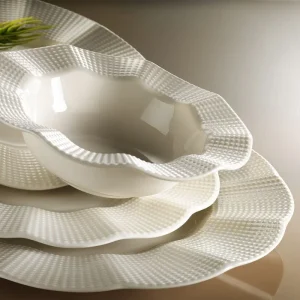 Servies set porselein - 24 delig - Klassiek wit - Classic