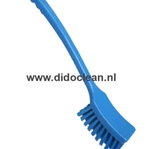 Borstel lange steel 410 x 45mm hard BLAUW