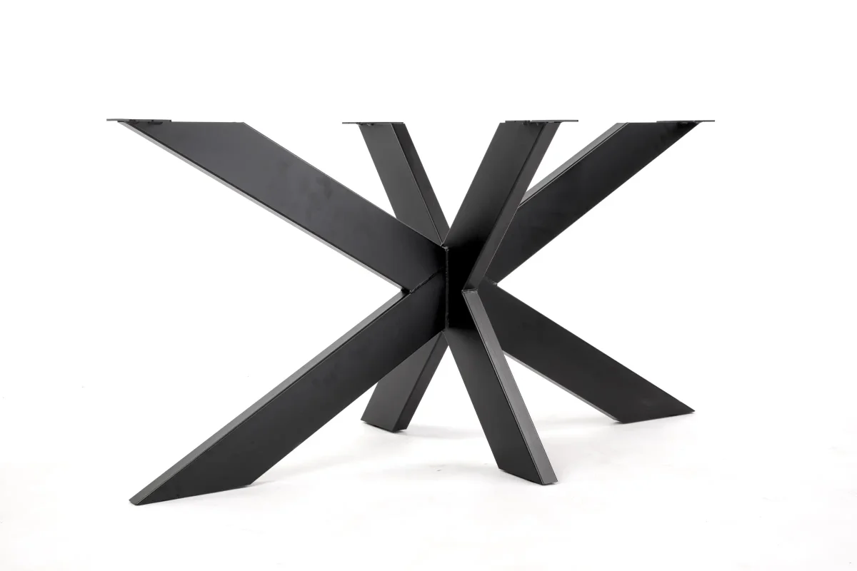 Eiken rechte tafel met afgeronde hoeken en Matrix poot - Afbeelding 7