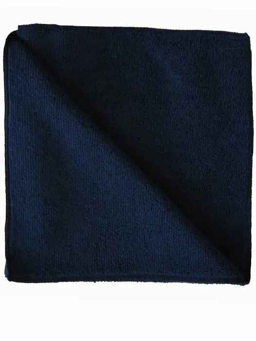 Microvezel reinigingsdoek Zwart 40x40cm - Afbeelding 3