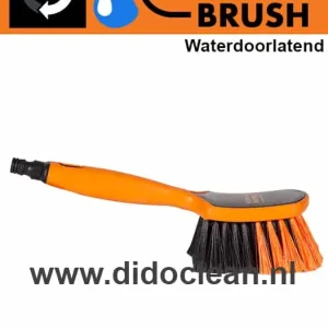 OrangeBrush Zachte Wasborstel 29cm Waterdoorlatend met Euro-Lock (Gardena) aansluiting – OB21101