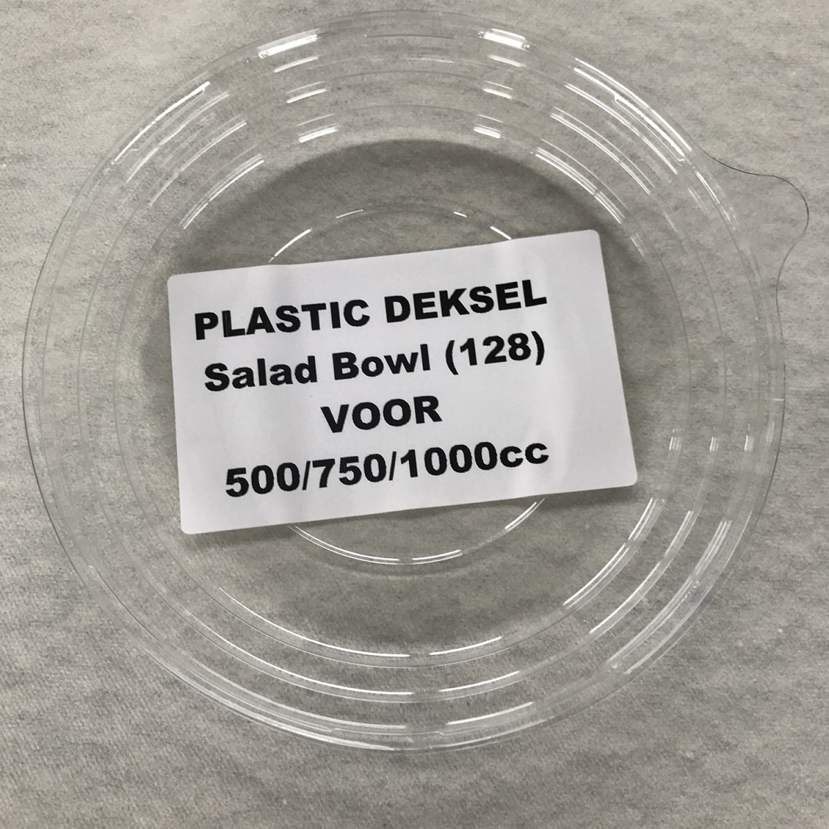 Plastic deksel – kartonnen bio bowl – 500/750/1000ml – 300 st. - Afbeelding 2
