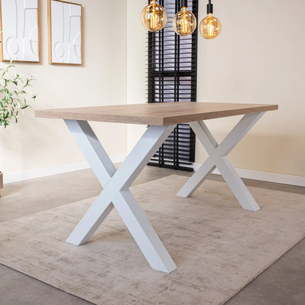 Tafelblad 190x100 Melamine Eikenhout Look Lenzo - Robson Oak