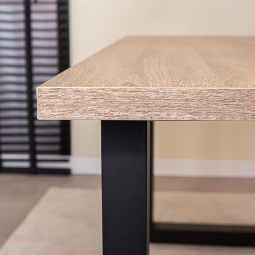 Tafelblad 190x100 Melamine Eikenhout Look Lenzo - Robson Oak - Afbeelding 8