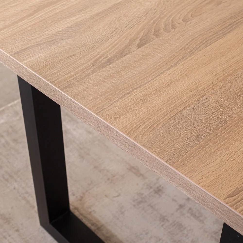 Tafelblad 190x100 Melamine Eikenhout Look Lenzo - Robson Oak - Afbeelding 7