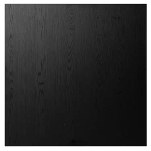 Tafelblad Roan melamine zwart 80 x 80 cm 80 cm breed